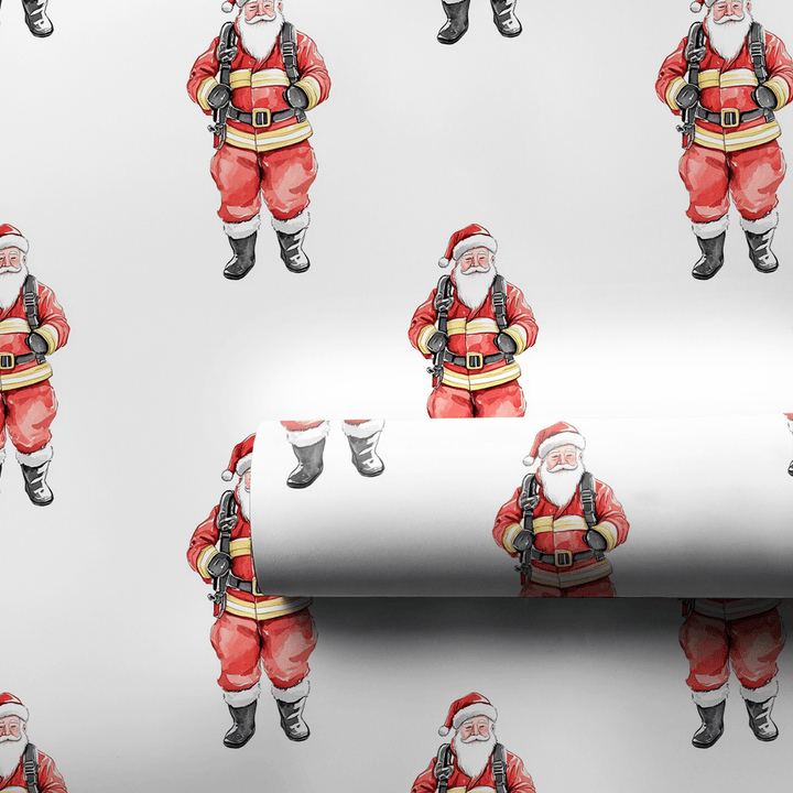 Don't Claus a Fire - Wrapping Paper - Aspen & Arlo
