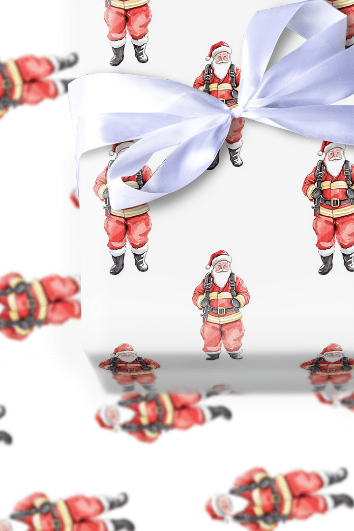 Don't Claus a Fire - Wrapping Paper - Aspen & Arlo