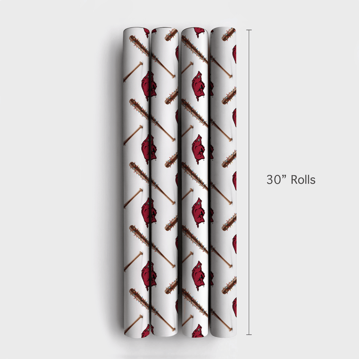 Jingle Ballpark Hogs - Wrapping Paper - Aspen & Arlo
