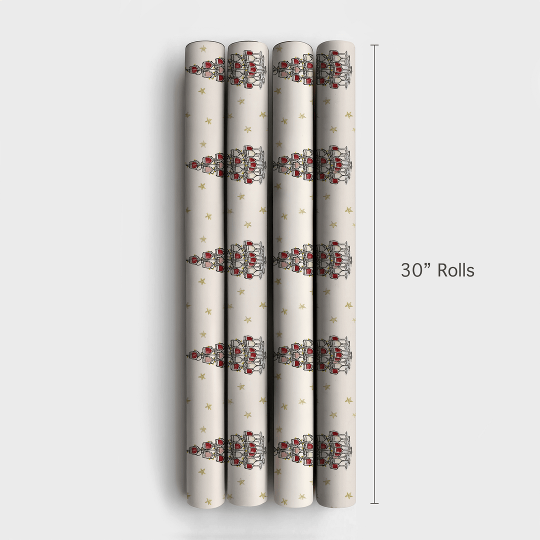 Merry and Merlot - Wrapping Paper - Aspen & Arlo