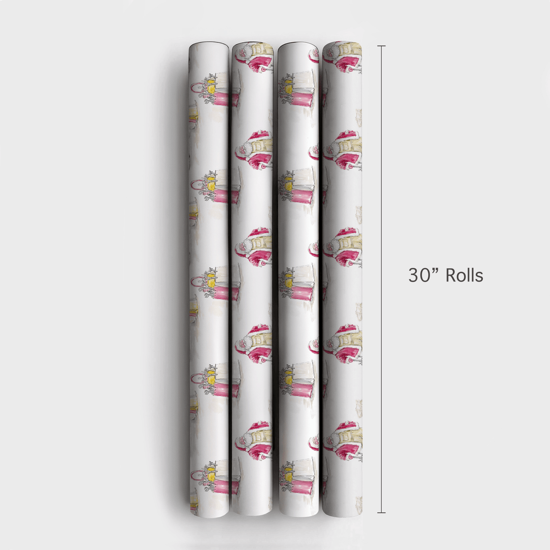 Handy Claus - Wrapping Paper - Aspen & Arlo
