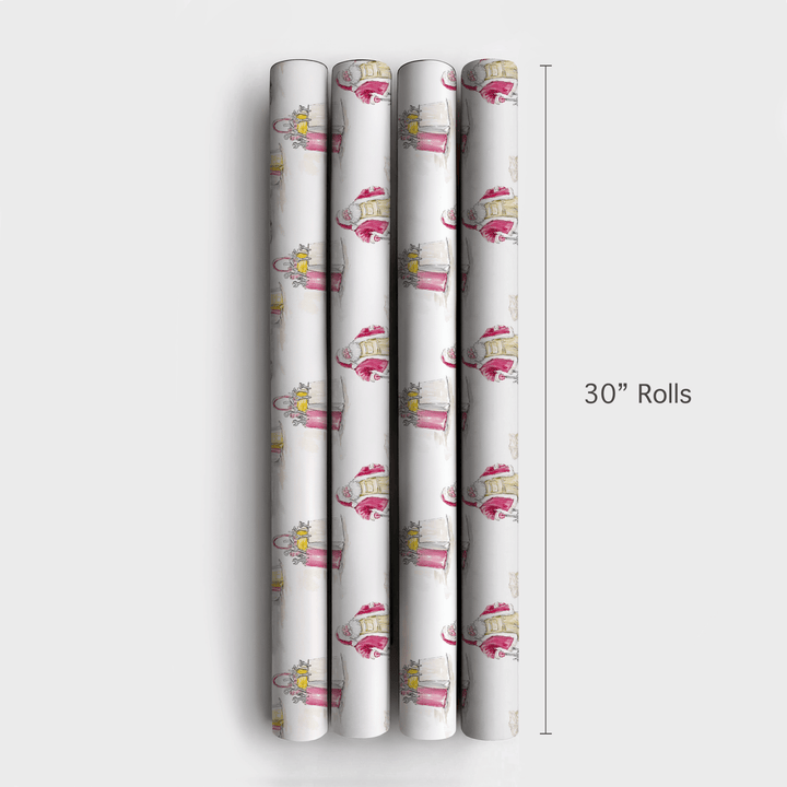 Handy Claus - Wrapping Paper - Aspen & Arlo