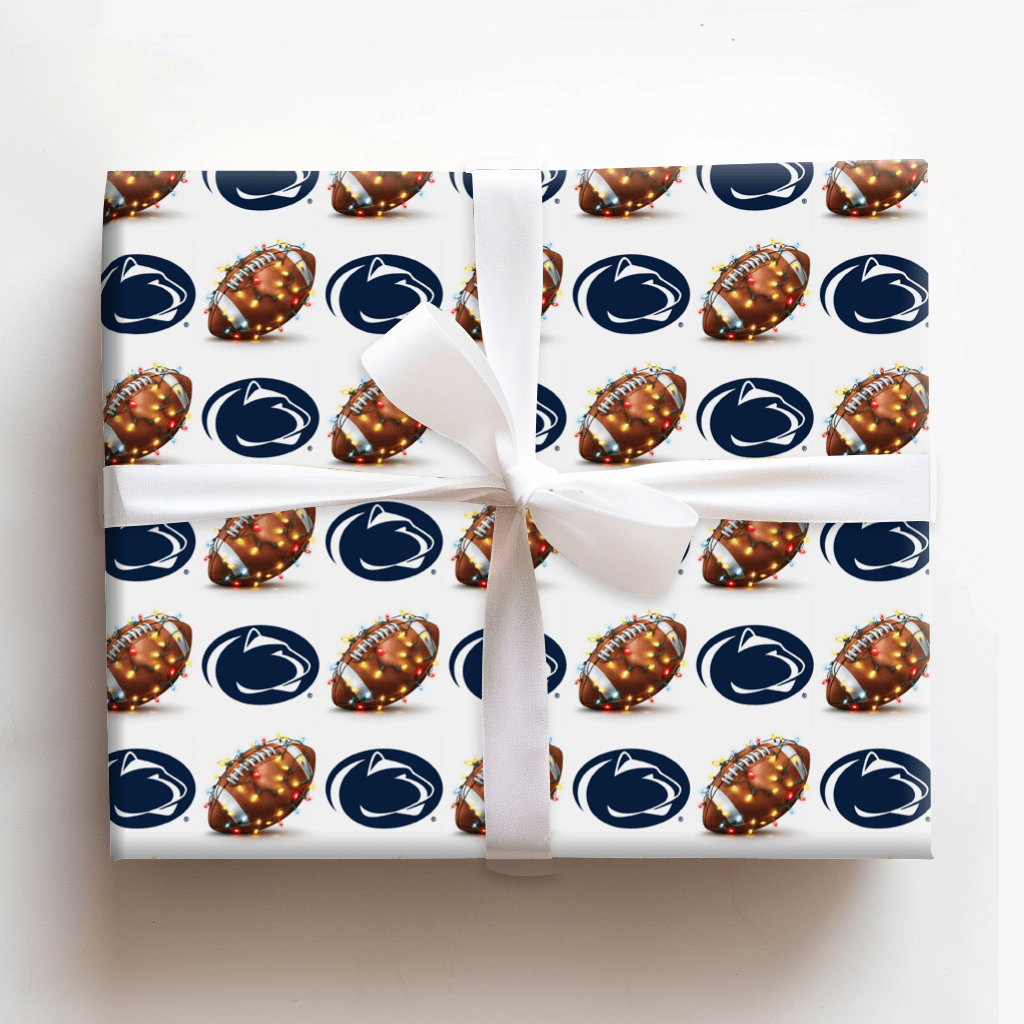 Nittany End Zone Lights - Wrapping Paper - Aspen & Arlo