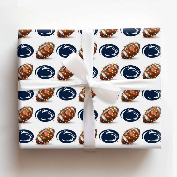 Nittany End Zone Lights - Wrapping Paper - Aspen & Arlo
