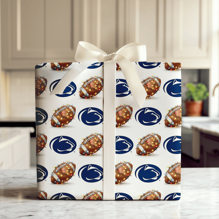 Nittany End Zone Lights - Wrapping Paper - Aspen & Arlo
