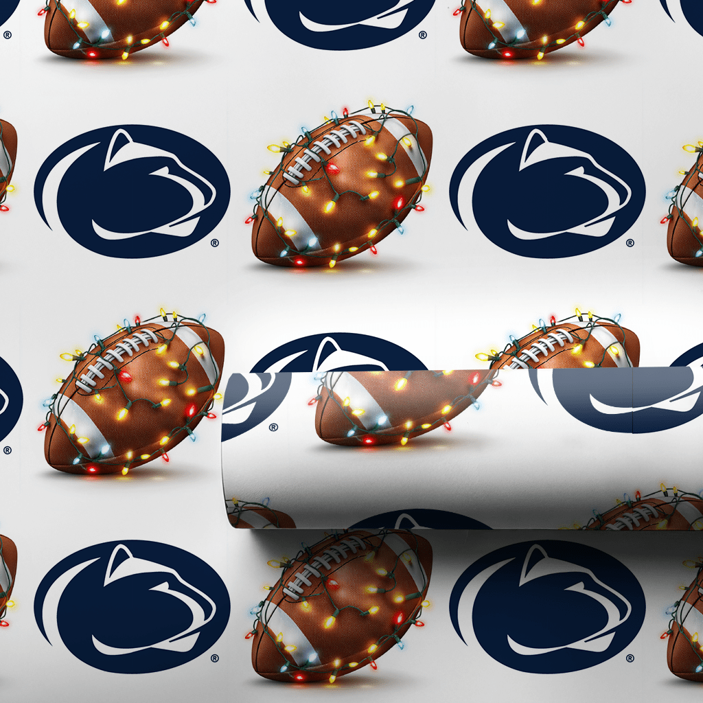 Nittany End Zone Lights - Wrapping Paper - Aspen & Arlo