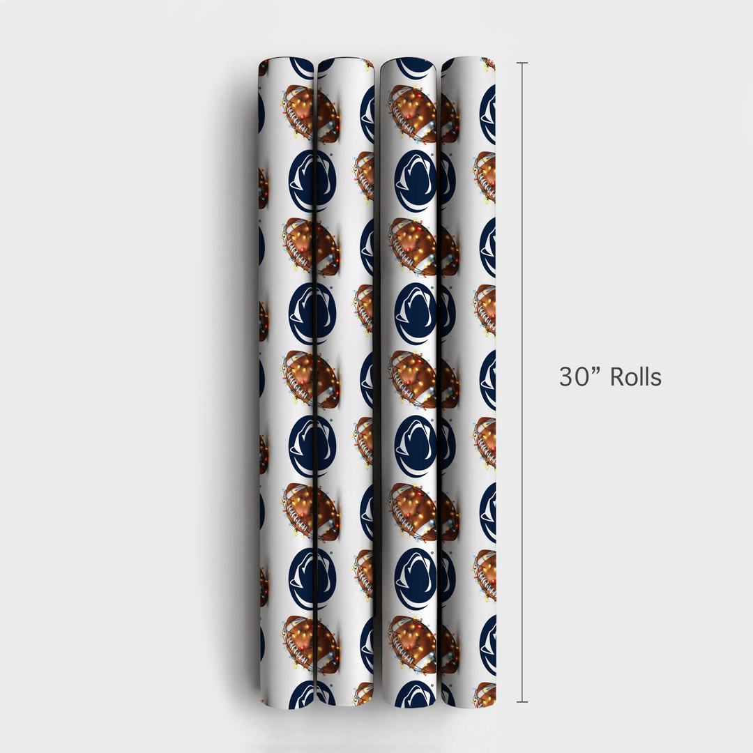 Nittany End Zone Lights - Wrapping Paper - Aspen & Arlo