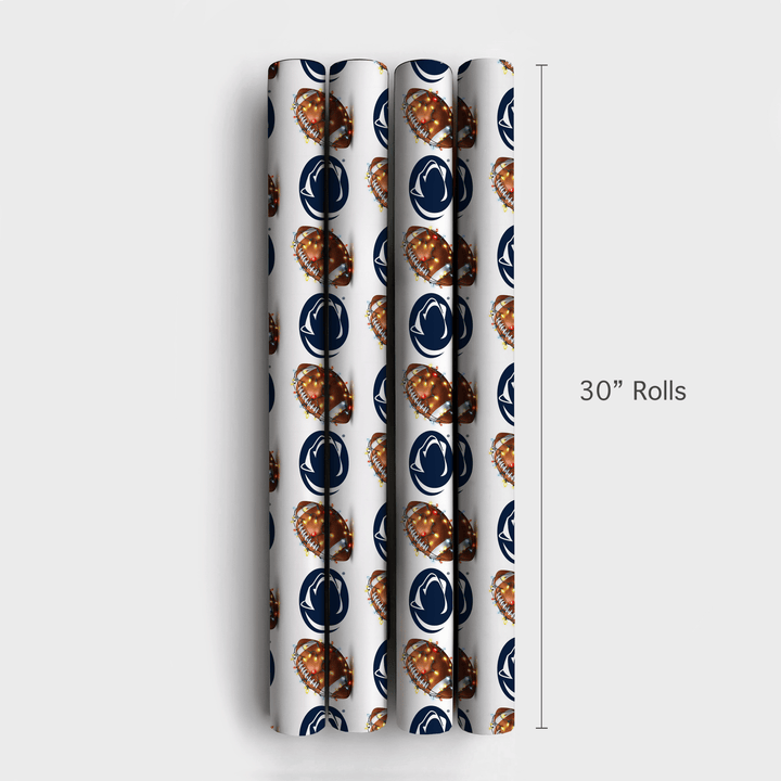 Nittany End Zone Lights - Wrapping Paper - Aspen & Arlo