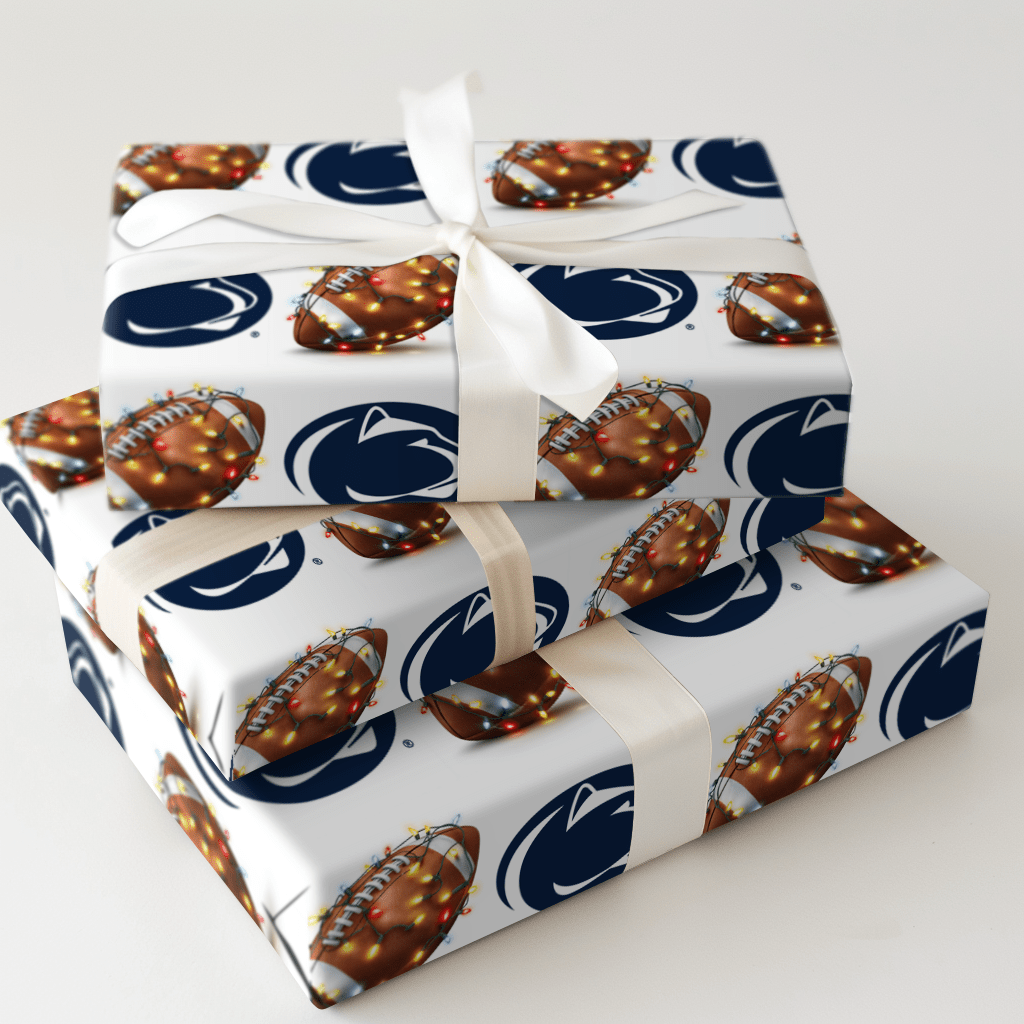 Nittany End Zone Lights - Wrapping Paper - Aspen & Arlo