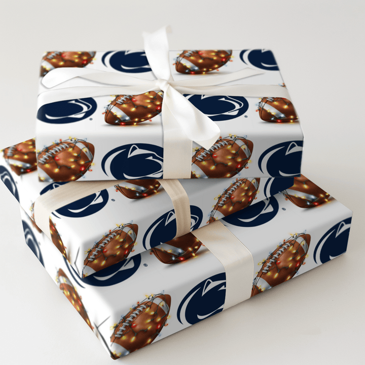Nittany End Zone Lights - Wrapping Paper - Aspen & Arlo