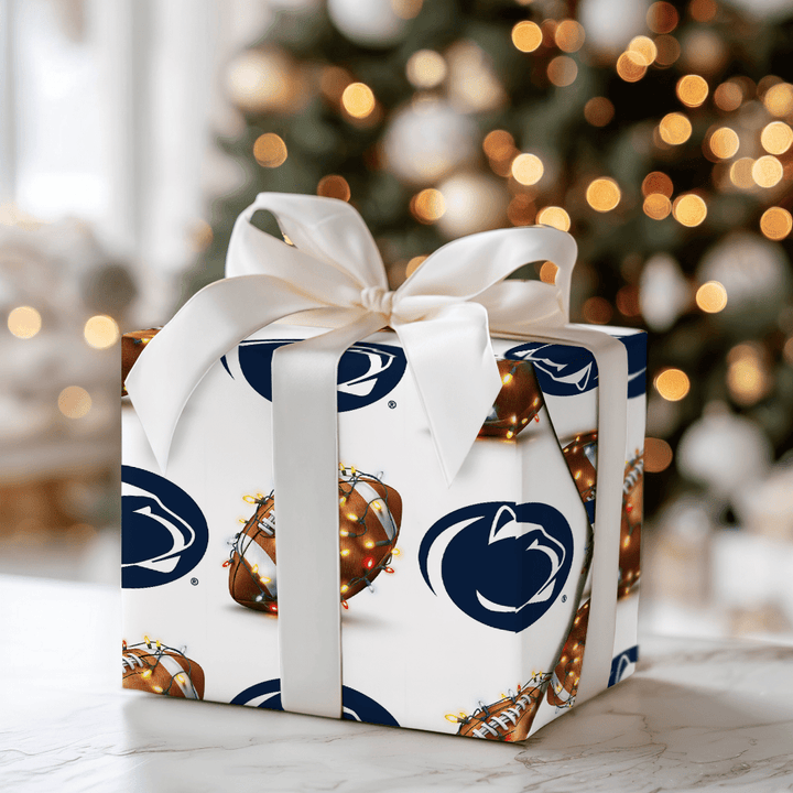 Nittany End Zone Lights - Wrapping Paper - Aspen & Arlo