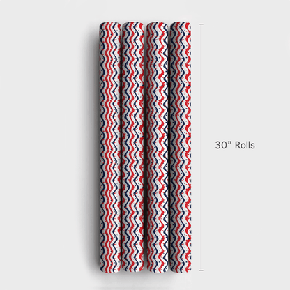 Starry & Stripes - Wrapping Paper - Aspen & Arlo