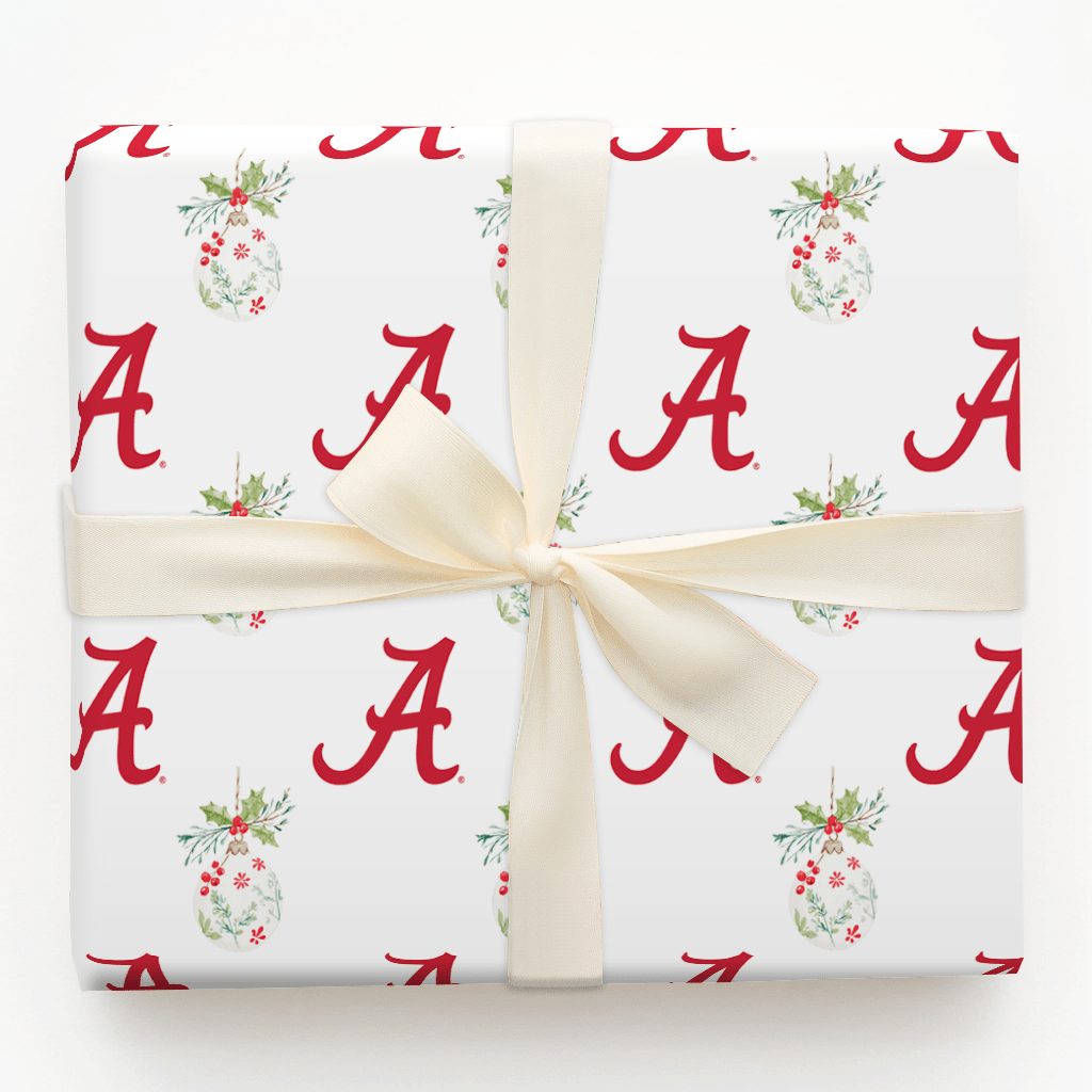 Alabama Ornament - Wrapping Paper - Aspen & Arlo