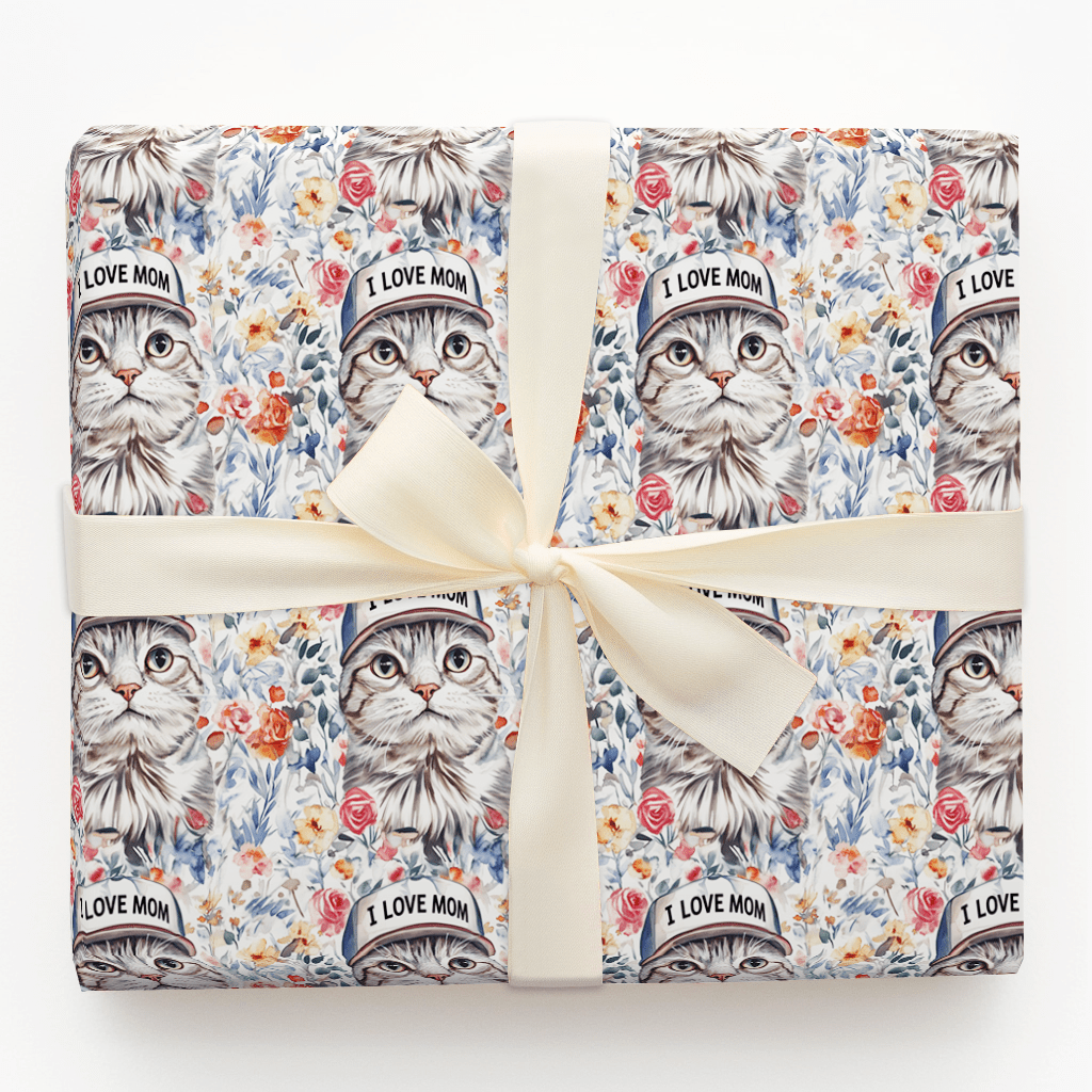 Mom's Favorite American Shorthair - Wrapping Paper - Aspen & Arlo