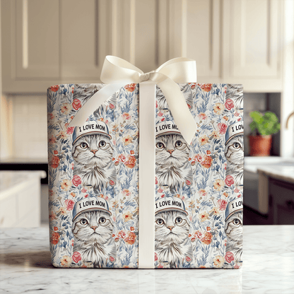 Mom's Favorite American Shorthair - Wrapping Paper - Aspen & Arlo