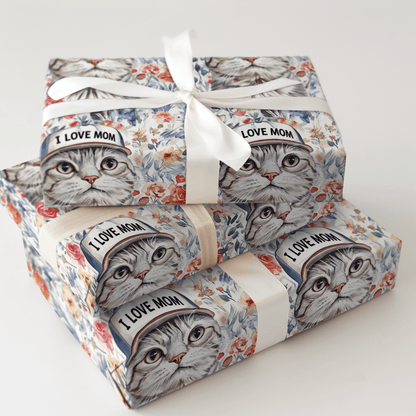 Mom's Favorite American Shorthair - Wrapping Paper - Aspen & Arlo
