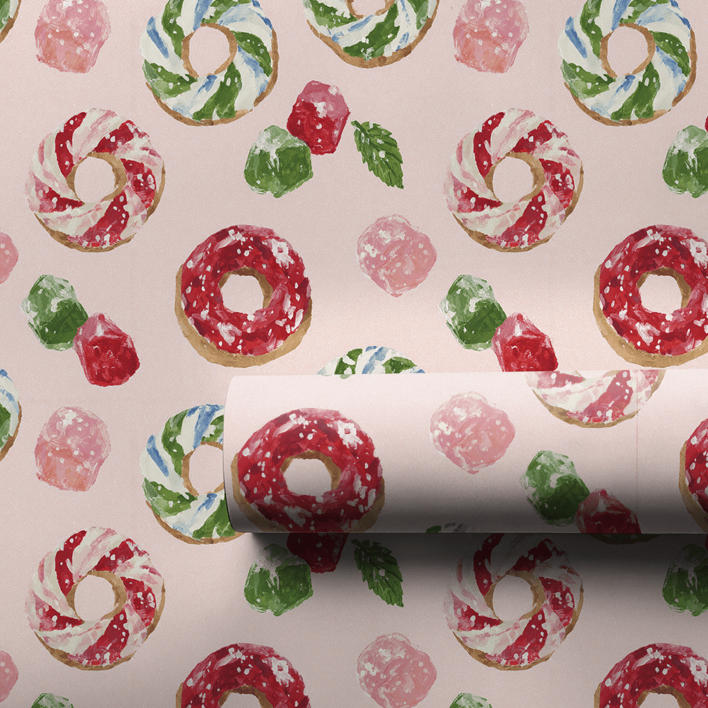 Donuts & Cheer - Wrapping Paper - Aspen & Arlo