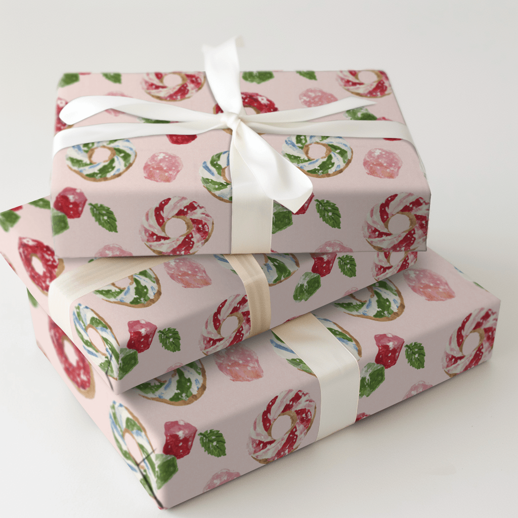 Donuts & Cheer - Wrapping Paper - Aspen & Arlo