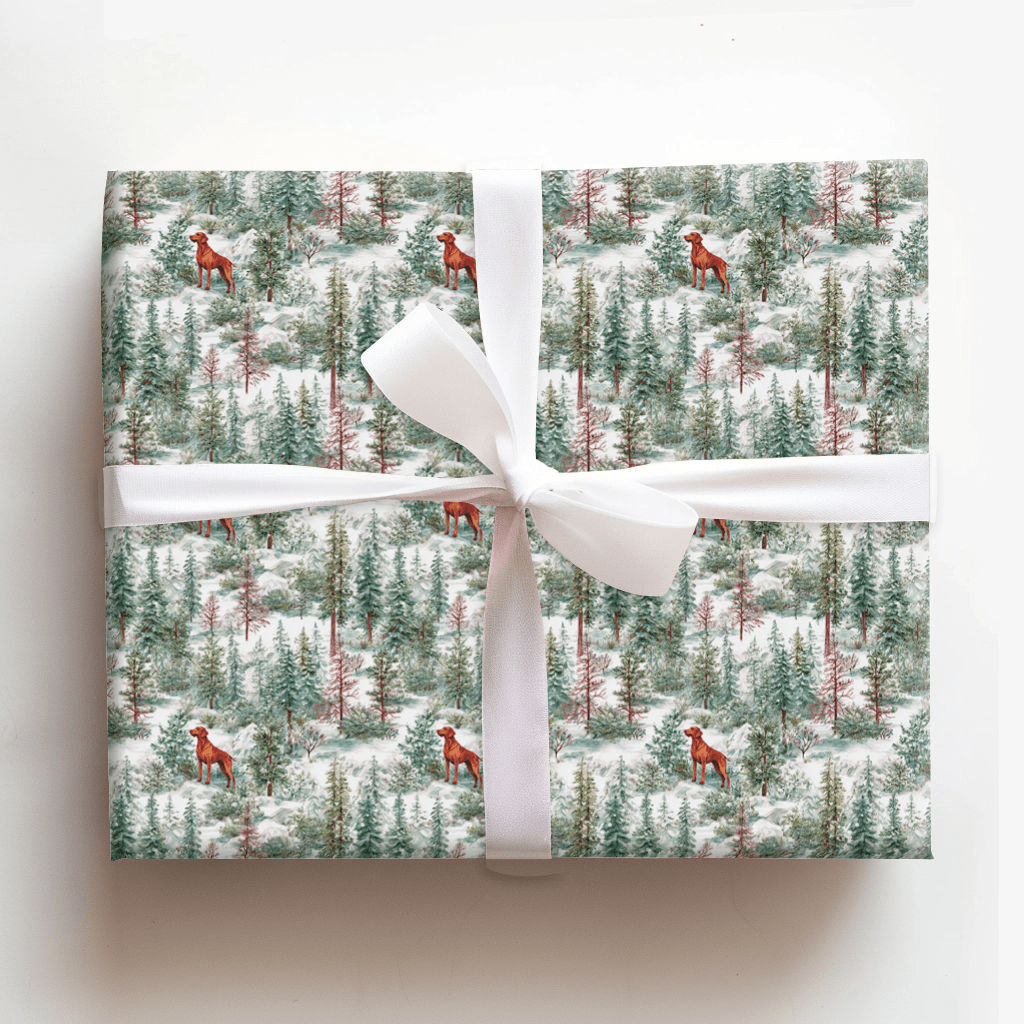 Forest Red - Wrapping Paper - Aspen & Arlo