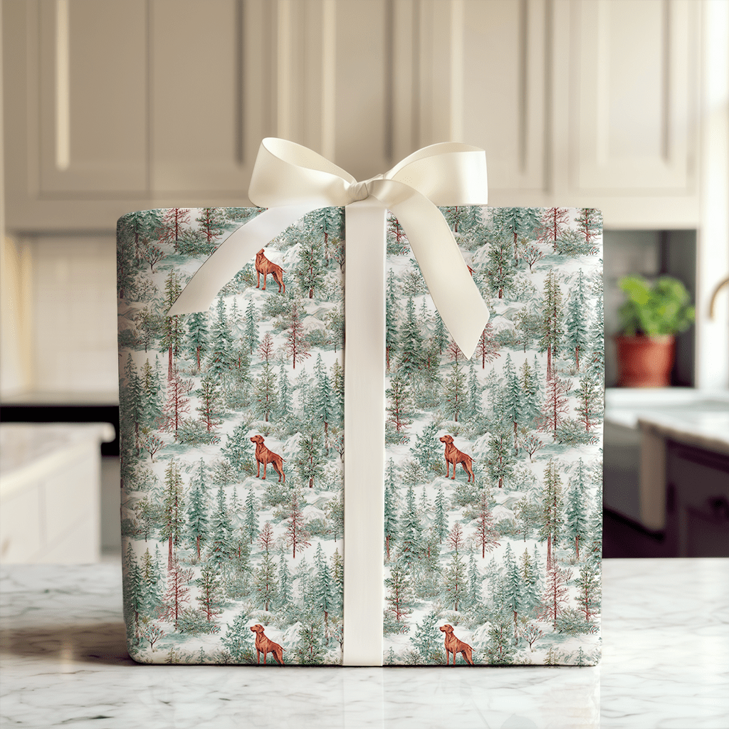 Forest Red - Wrapping Paper - Aspen & Arlo