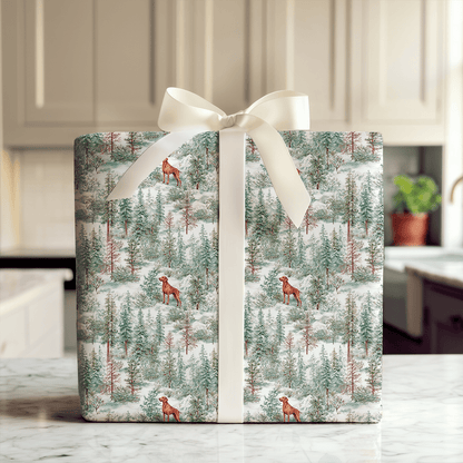 Forest Red - Wrapping Paper - Aspen & Arlo