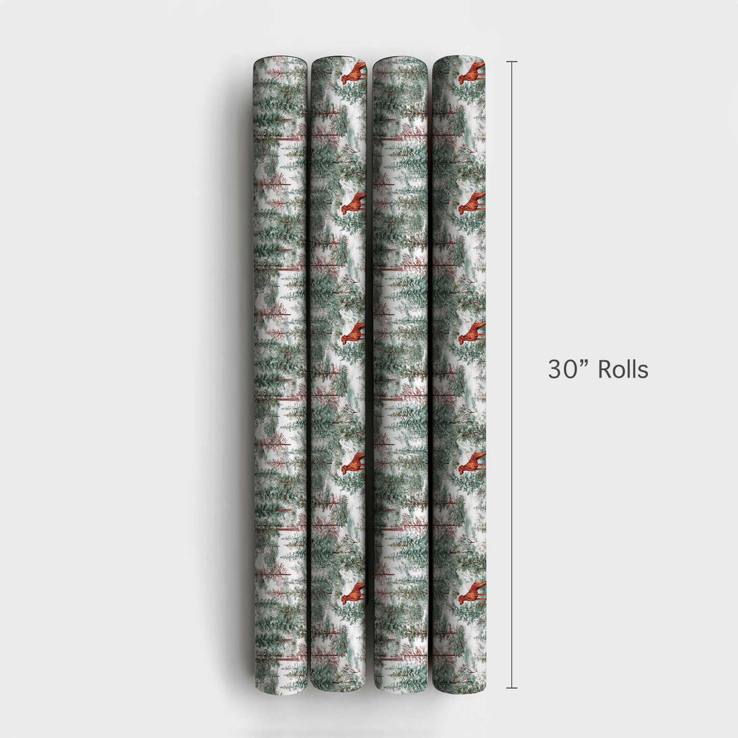 Forest Red - Wrapping Paper - Aspen & Arlo