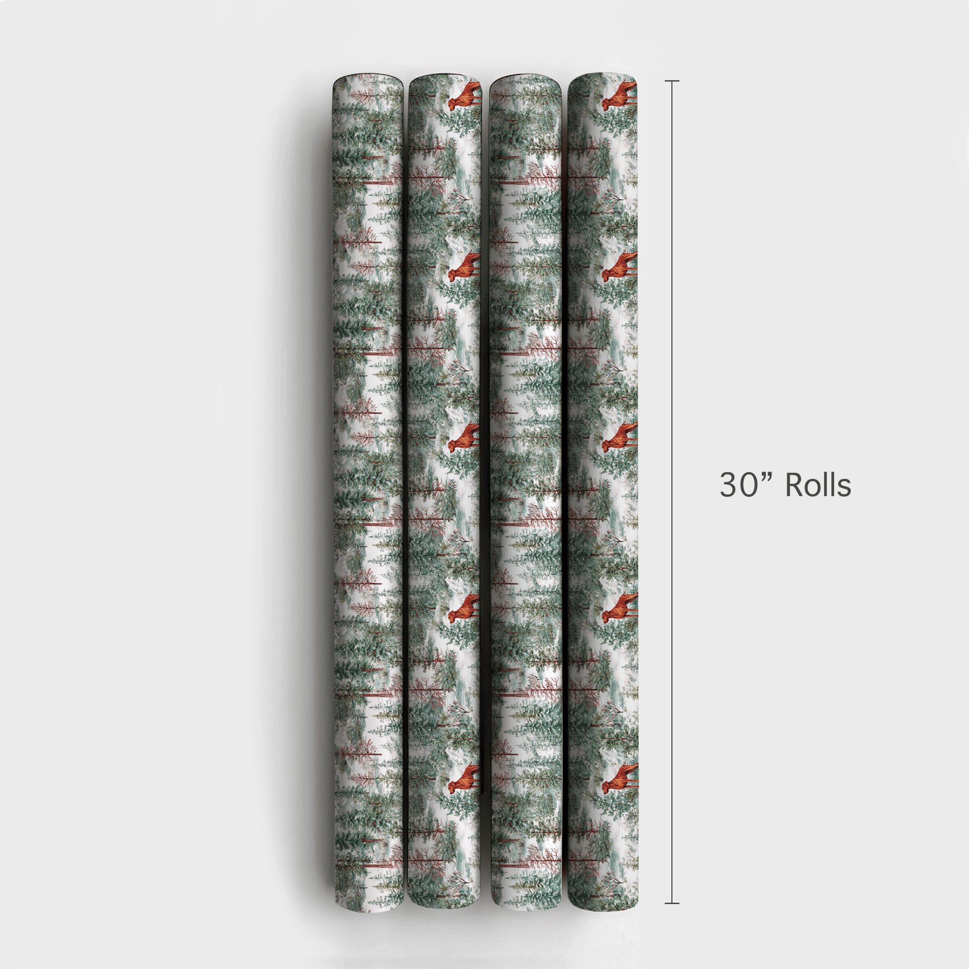 Forest Red - Wrapping Paper - Aspen & Arlo