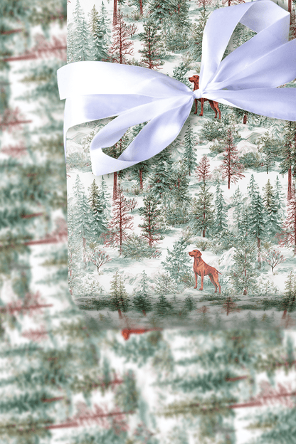Forest Red - Wrapping Paper - Aspen & Arlo