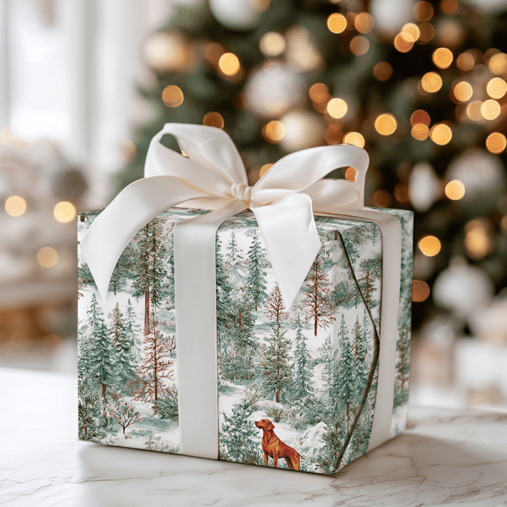 Forest Red - Wrapping Paper - Aspen & Arlo