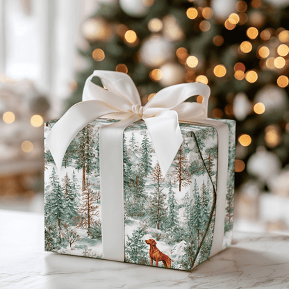 Forest Red - Wrapping Paper - Aspen & Arlo