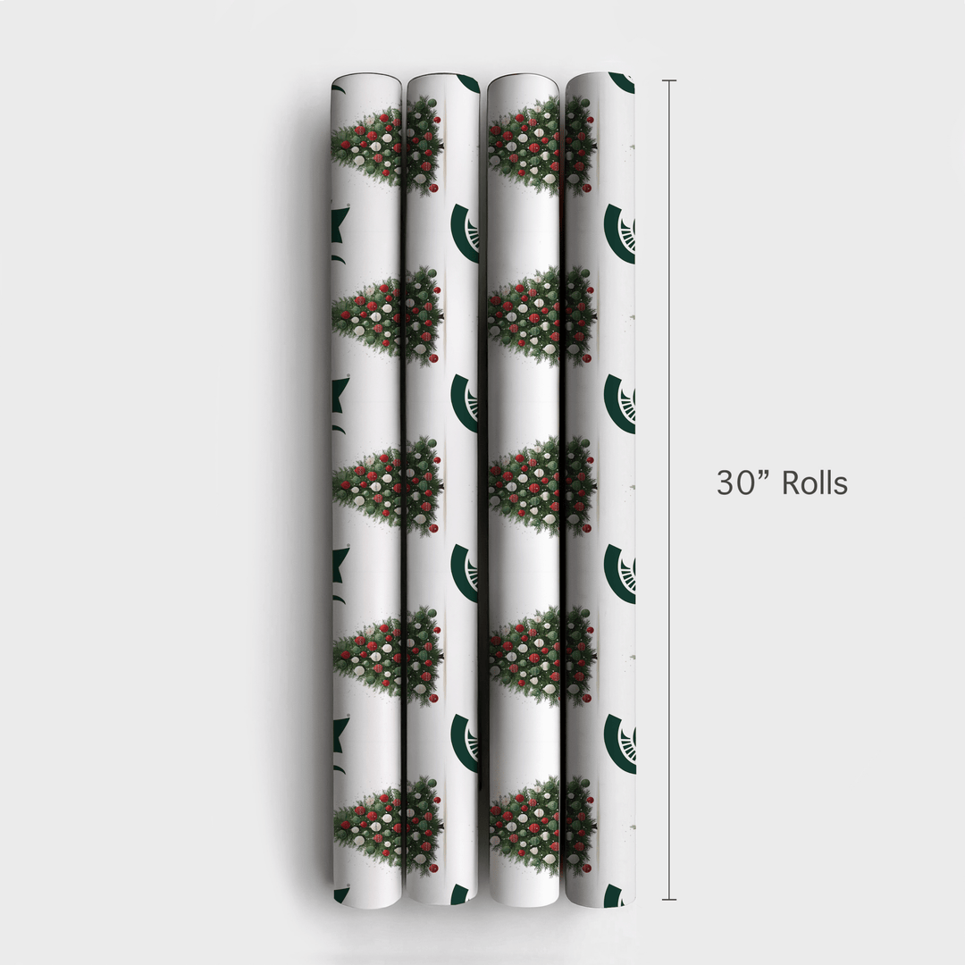 MSU Holiday Pine - Wrapping Paper - Aspen & Arlo