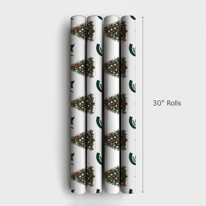 MSU Holiday Pine - Wrapping Paper - Aspen & Arlo