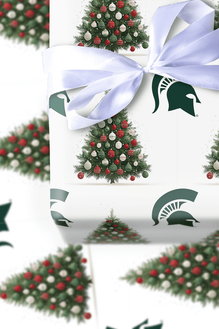 MSU Holiday Pine - Wrapping Paper - Aspen & Arlo