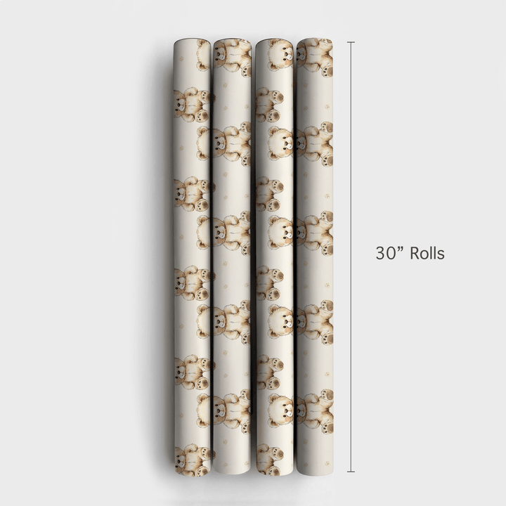 Teddy Time - Wrapping Paper - Aspen & Arlo