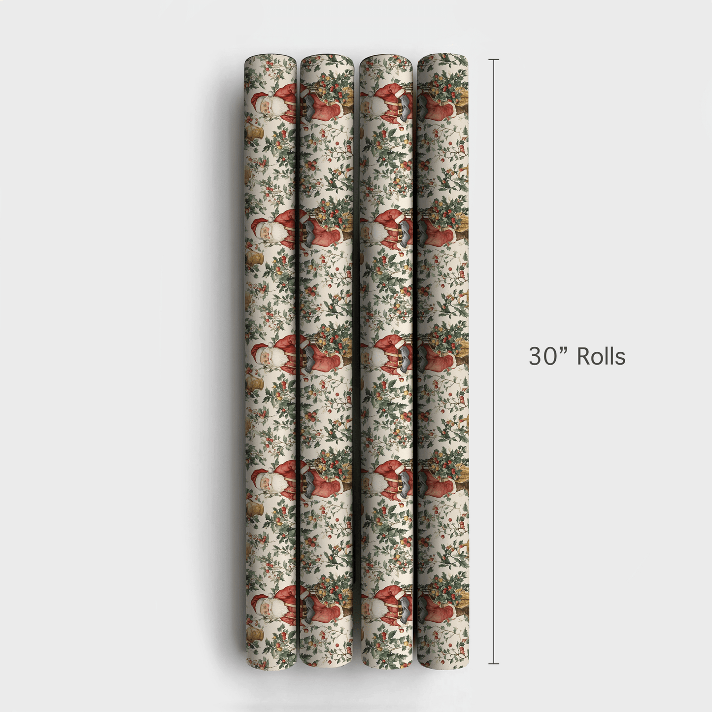 Santa's Secret Garden - Wrapping Paper - Aspen & Arlo