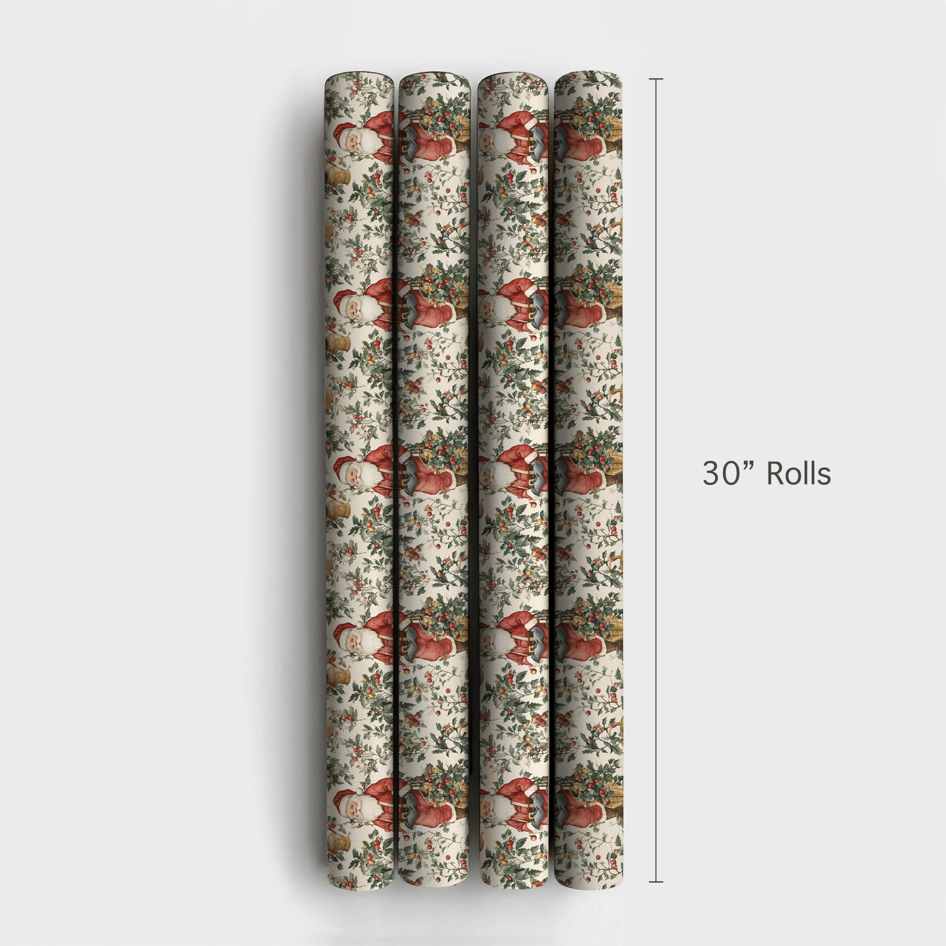 Santa's Secret Garden - Wrapping Paper - Aspen & Arlo
