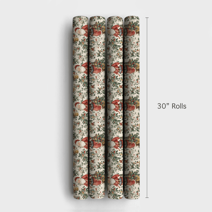 Santa's Secret Garden - Wrapping Paper - Aspen & Arlo