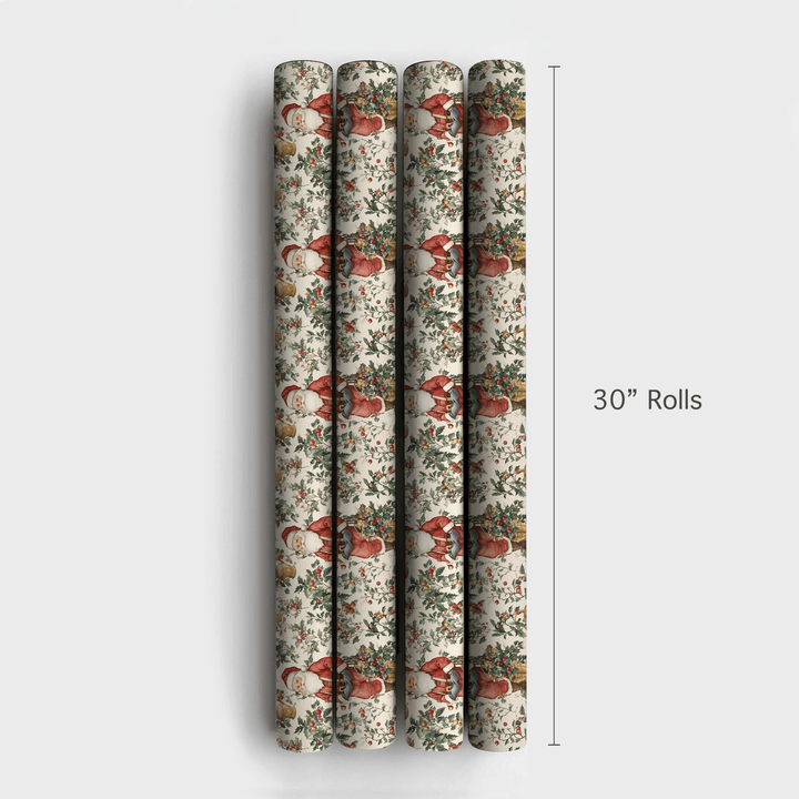 Santa's Secret Garden - Wrapping Paper - Aspen & Arlo
