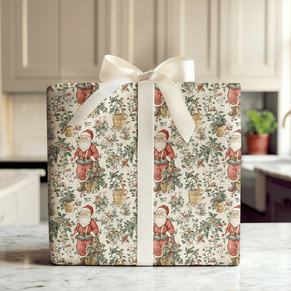Santa's Secret Garden - Wrapping Paper - Aspen & Arlo