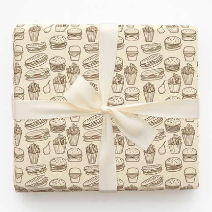 Fast Food Happy - Wrapping Paper - Aspen & Arlo