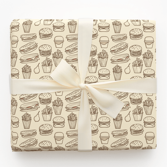 Fast Food Happy - Wrapping Paper - Aspen & Arlo