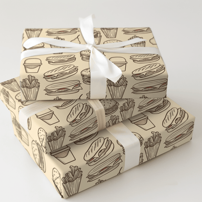 Fast Food Happy - Wrapping Paper - Aspen & Arlo