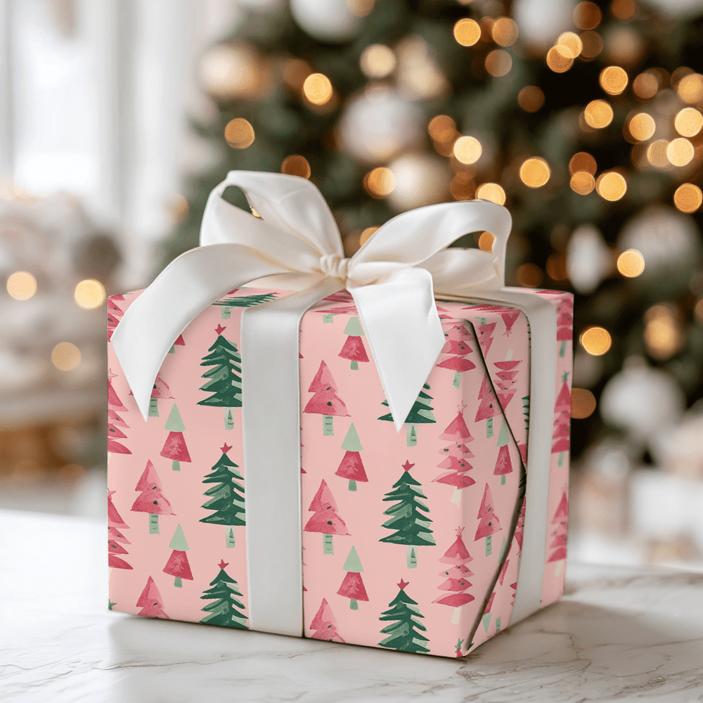 Pink Fir Real - Wrapping Paper - Aspen & Arlo