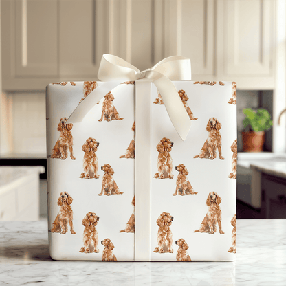 Irish Setters Sittiin' - Wrapping Paper - Aspen & Arlo