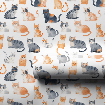 Nine Lives - Wrapping Paper - Aspen & Arlo