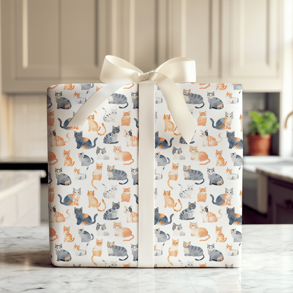 Nine Lives - Wrapping Paper - Aspen & Arlo
