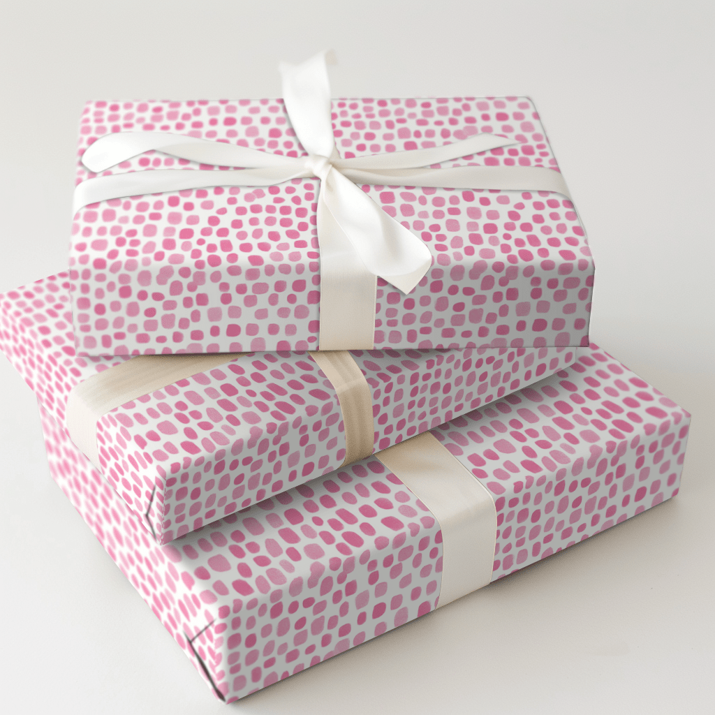 Polka Pink Party - Wrapping Paper - Aspen & Arlo