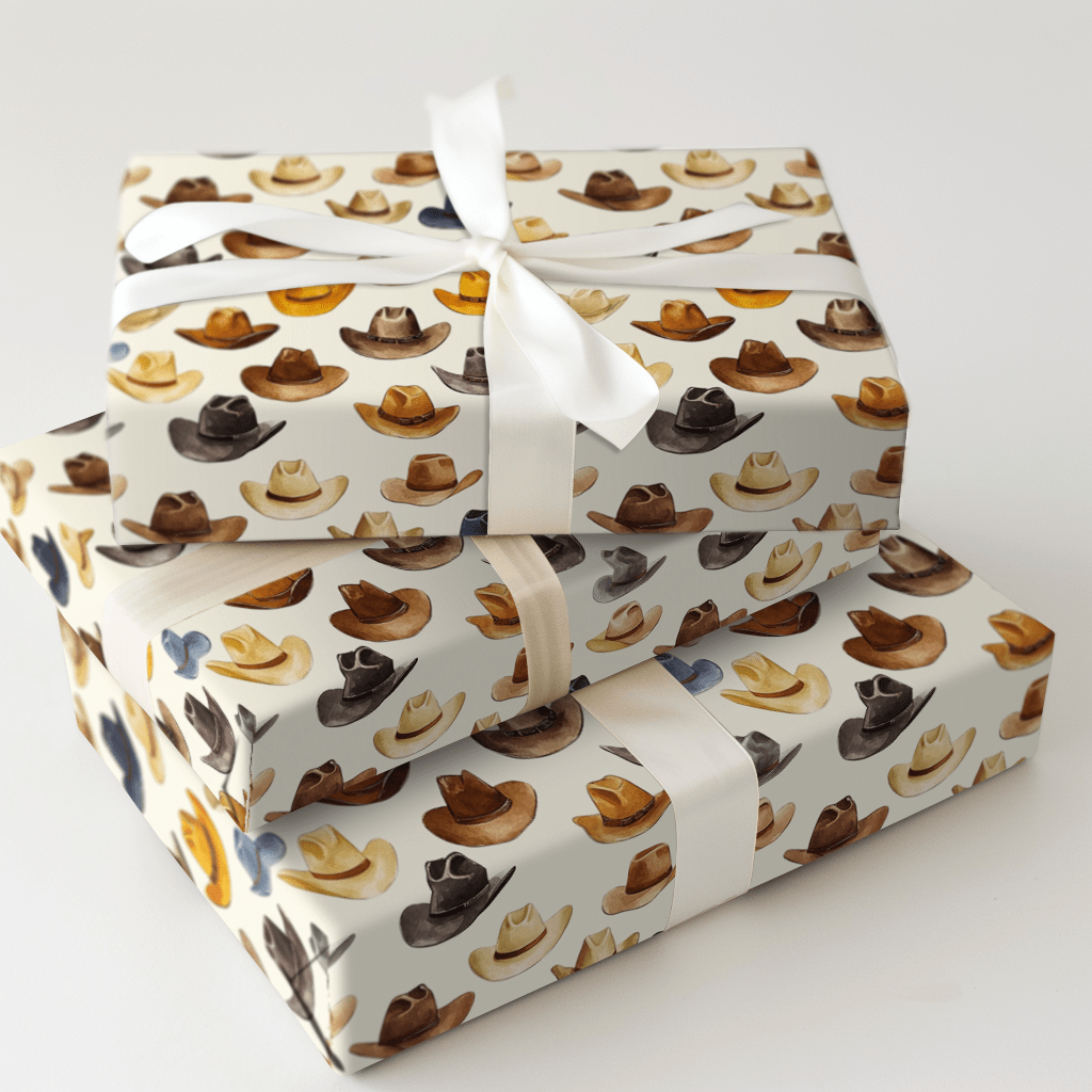 Beneath the Brim - Wrapping Paper - Aspen & Arlo