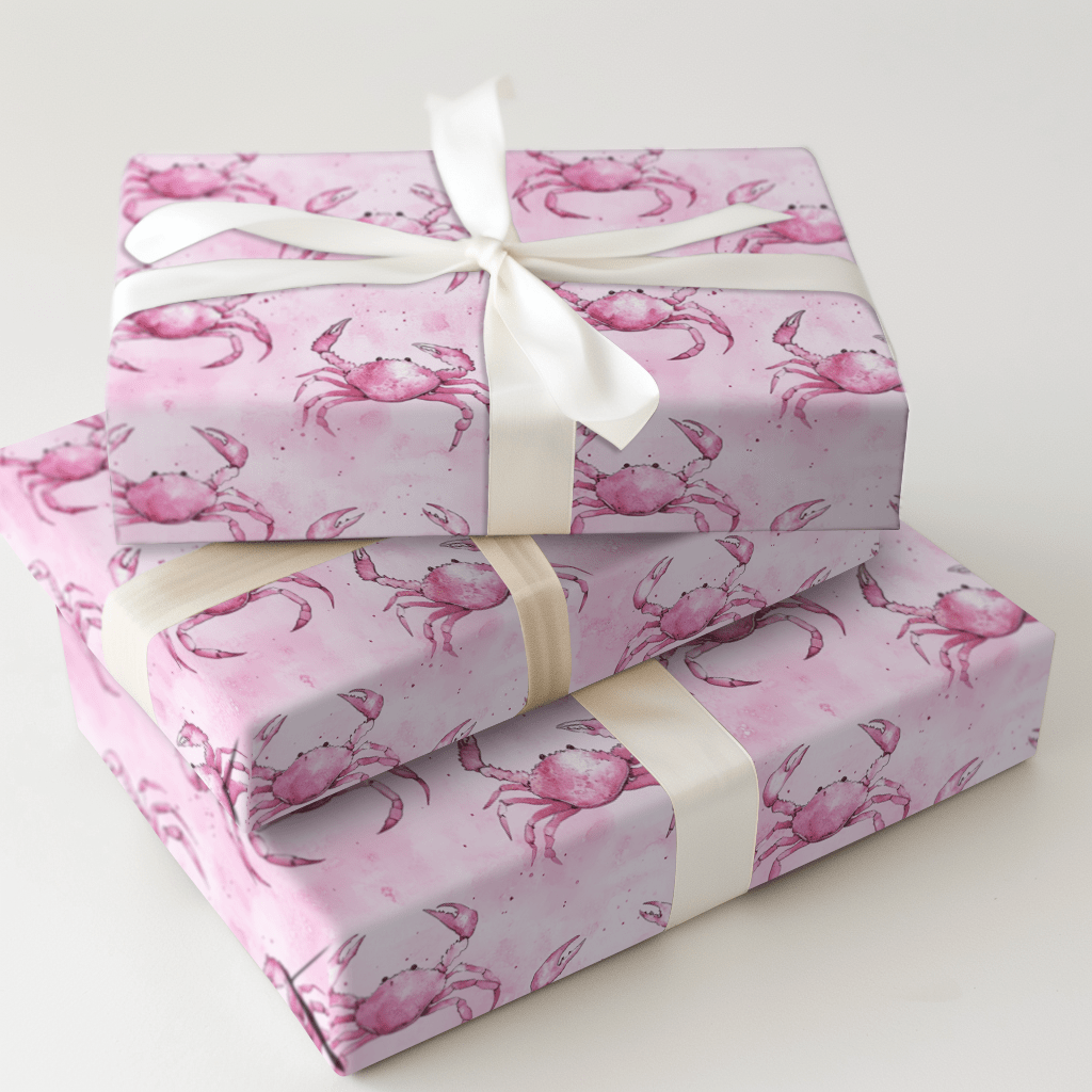 Crabby Welcome - Wrapping Paper - Aspen & Arlo