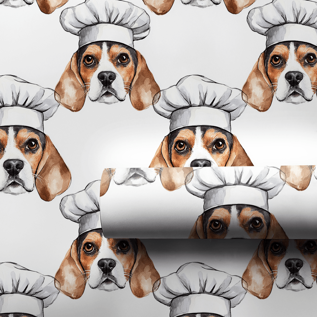 Cooking with the Beagle - Wrapping Paper - Aspen & Arlo